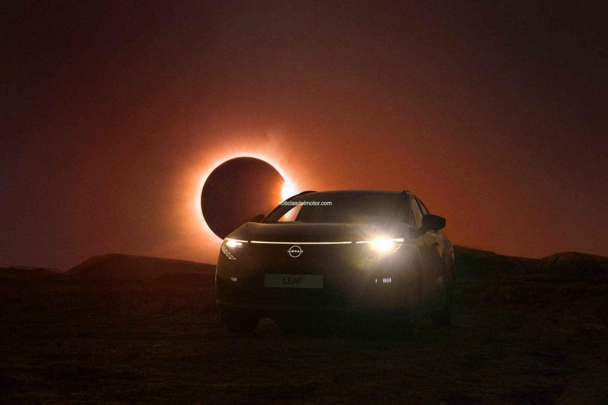 Un eléctrico “de otro planeta”: el Nuevo Nissan LEAF se presentó bajo otro cielo durante el eclipse total Un eléctrico “de otro planeta”: el Nuevo Nissan LEAF se presentó bajo otro cielo durante el eclipse total