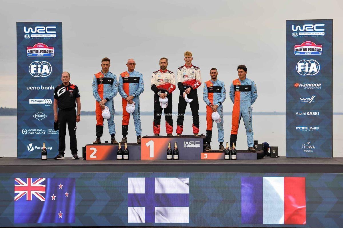 RALLY DEL PARAGUAY: PAJARI FIRMA UN TRIPLETE HISTÓRICO PARA TGR-WRT