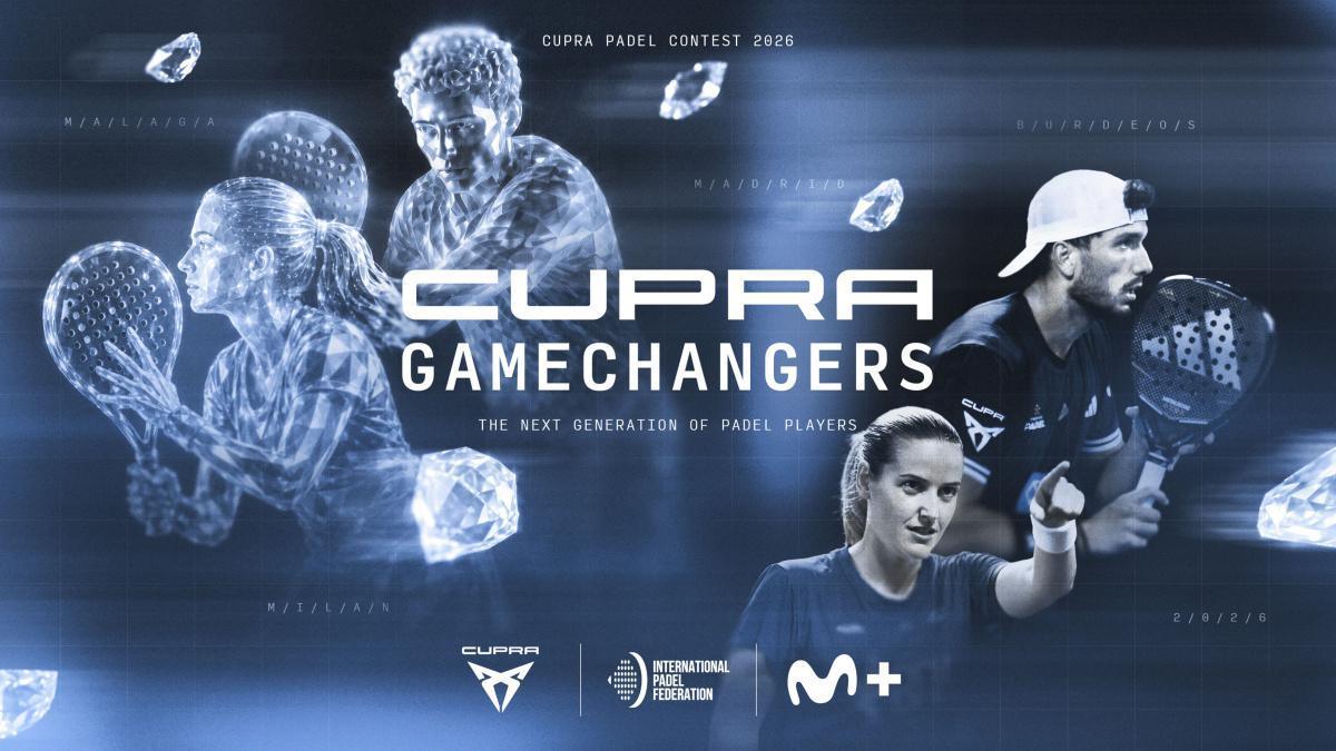 DE ROOKIE A PROFESIONAL: CUPRA Y MOVISTAR PLUS ESTRENAN GAMECHANGERS: THE NEXT GENERATION OF PADEL PLAYERS DE ROOKIE A PROFESIONAL: CUPRA Y MOVISTAR PLUS ESTRENAN GAMECHANGERS: THE NEXT GENERATION OF PADEL PLAYERS