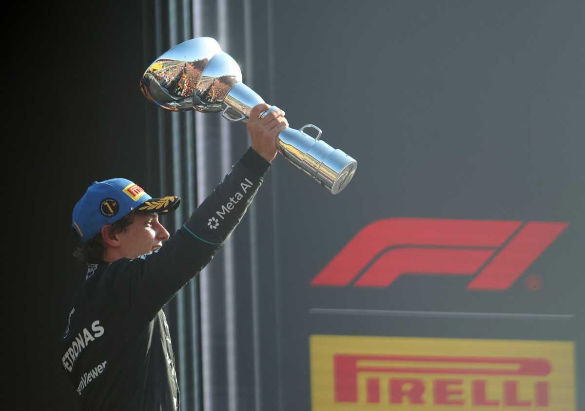 TRIUNFO EN CASA DE KIMI ANTONELLI EN EL GRAN PREMIO PIRELLI DE ITALIA EN MONZA TRIUNFO EN CASA DE KIMI ANTONELLI EN EL GRAN PREMIO PIRELLI DE ITALIA EN MONZA