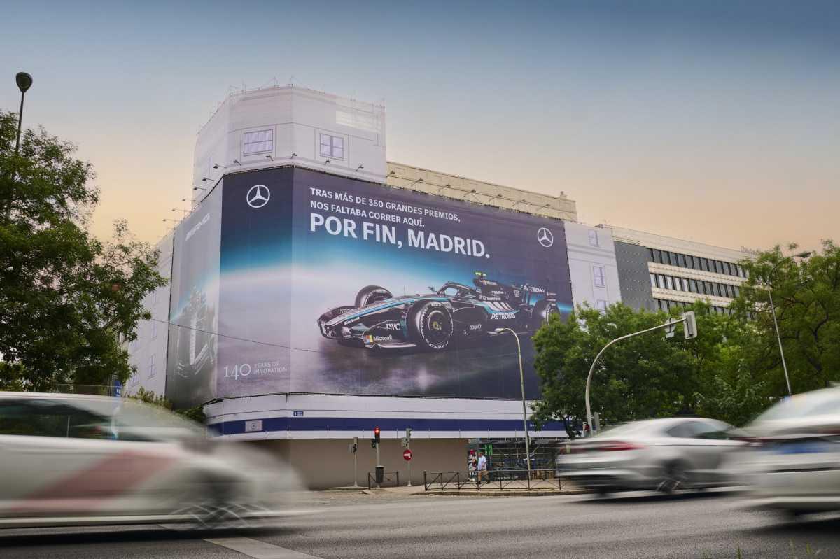 “POR FIN, MADRID”: MERCEDES-BENZ DA LA BIENVENIDA AL GRAN PREMIO DE ESPAÑA DE FÓRMULA 1