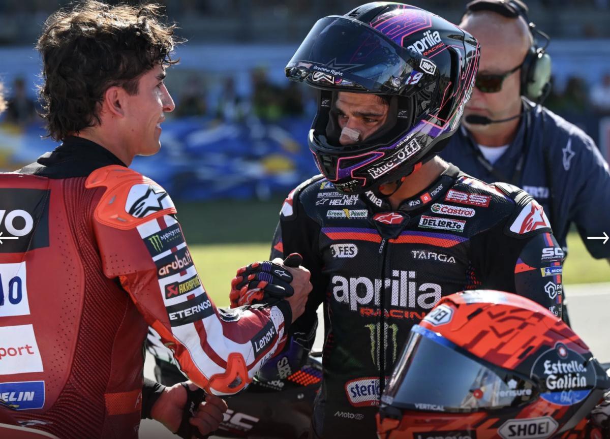 Marc Márquez se adjudica un tenso duelo ante Bezzecchi en Misano