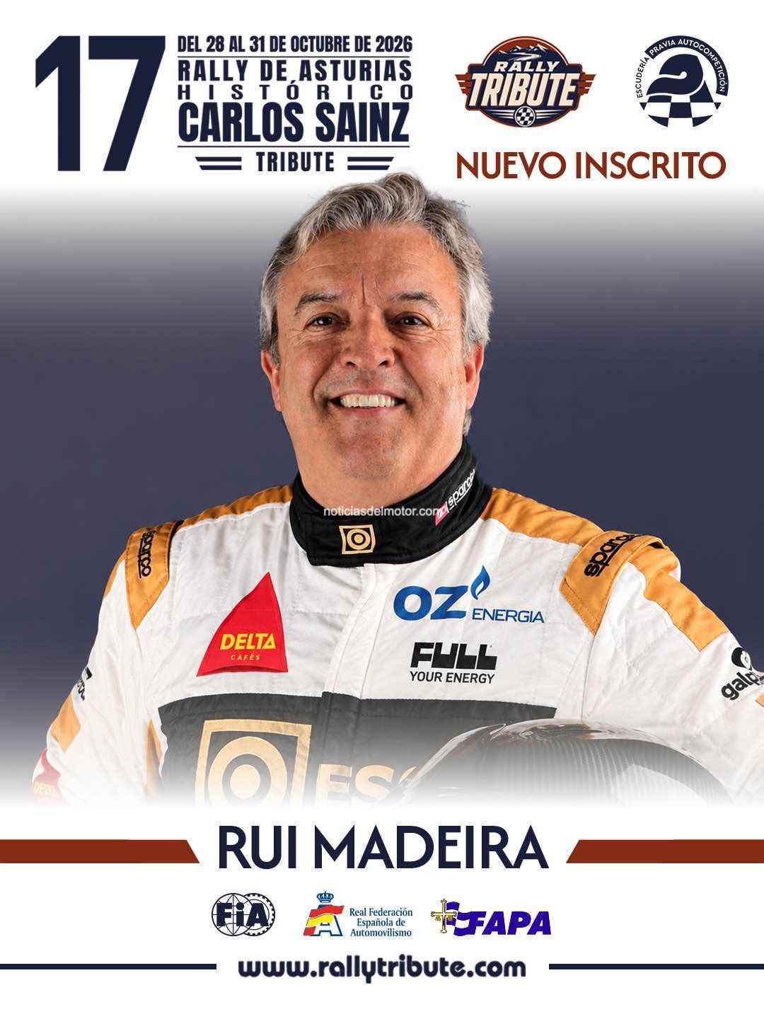 RUI MADEIRA EN EL RALLY ASTURIAS HISTÓRICO