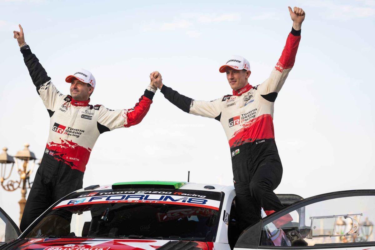 Elfyn Evans y Scott Martin, campeones del Mundial de Rallys con TGR-WRT 