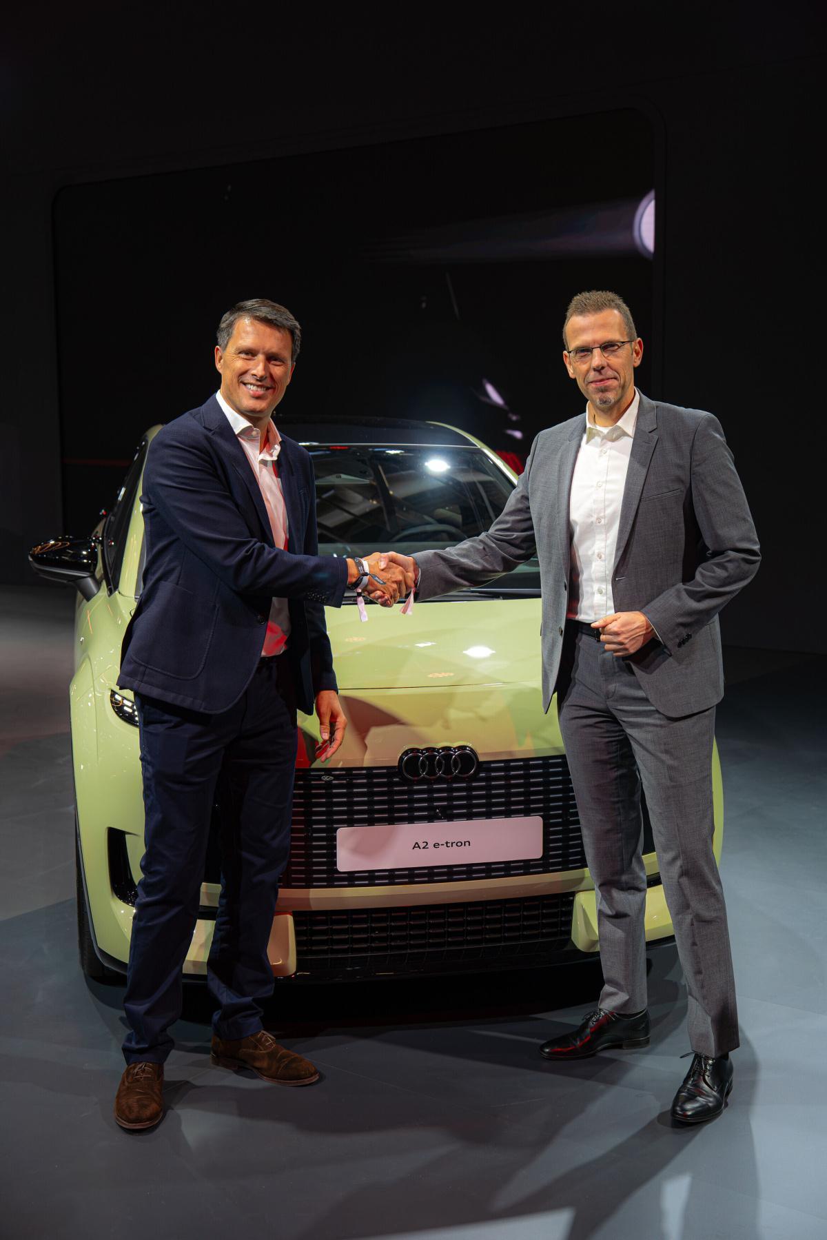 EL AUDI A2 E-TRON EN EL SALÓN DEL AUTOMÓVIL DE PARÍS: MOVILIDAD ELÉCTRICA EFICIENTE PARA EUROPA