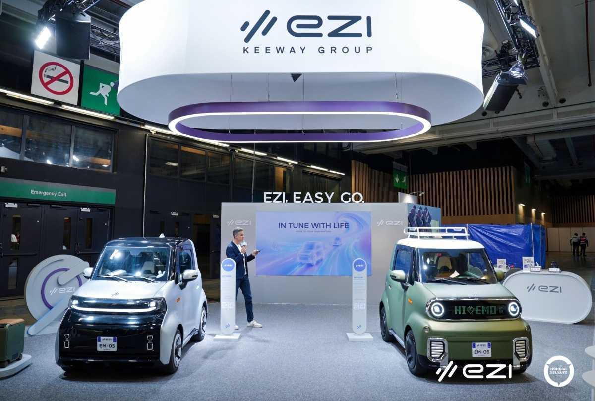 EZI PRESENTA SUS MICROCOCHES AI-NATIVE EM05 Y EM06 EN EL SALÓN DEL AUTOMÓVIL DE PARÍS 2026 EZI PRESENTA SUS MICROCOCHES AI-NATIVE EM05 Y EM06 EN EL SALÓN DEL AUTOMÓVIL DE PARÍS 2026
