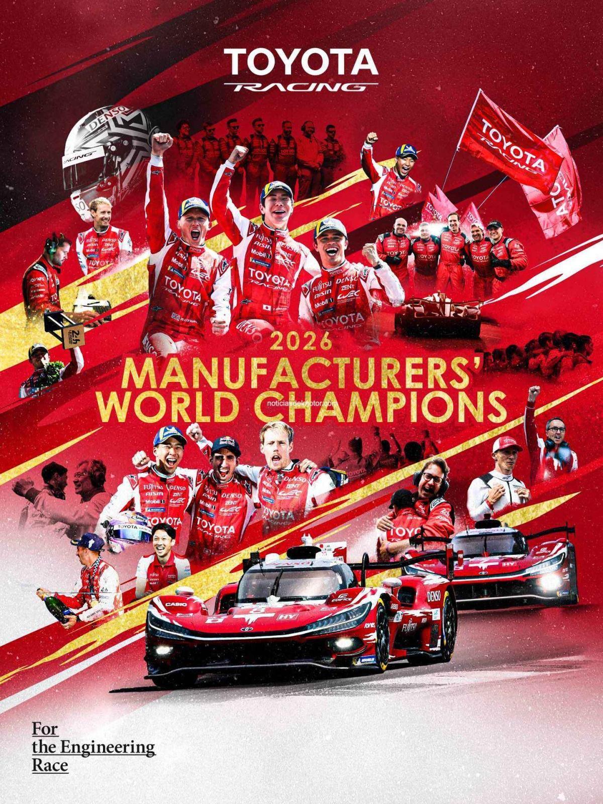 TOYOTA RACING conquista las 6 Horas de Barcelona: doblete y octava corona mundial