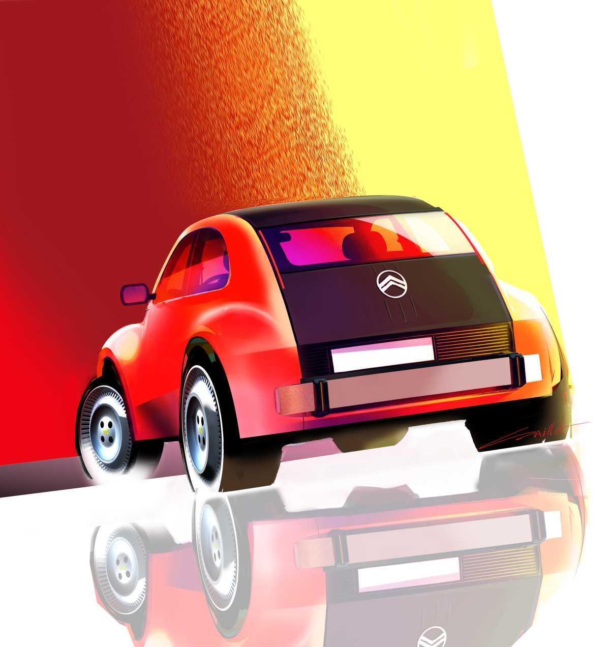 CITROËN 2 CV CONCEPT: LOS DIBUJOS QUE LLEVARON AL CONCEPT-CAR CITROËN 2 CV CONCEPT: LOS DIBUJOS QUE LLEVARON AL CONCEPT-CAR