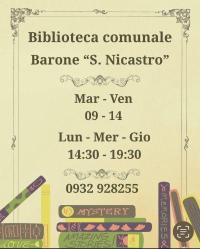Biblioteca Comunale Barone “S. Nicastro”