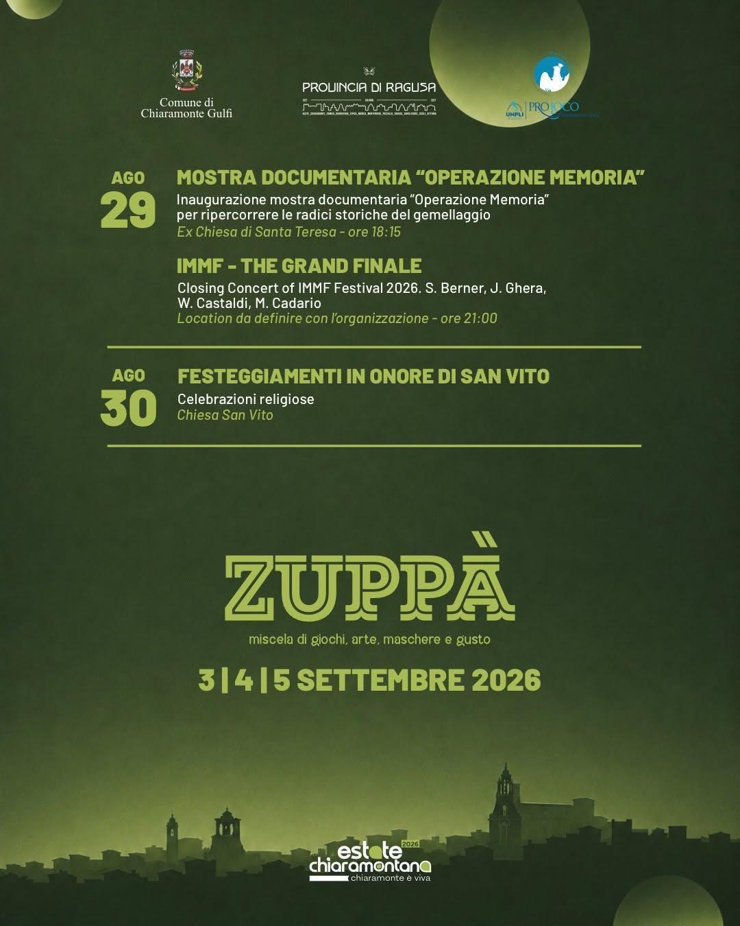 Zuppà - miscela di giochi, arte maschere e gusto