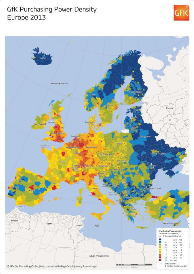 Gfk Study Shows Uneven Distribution Of Purchasing Power