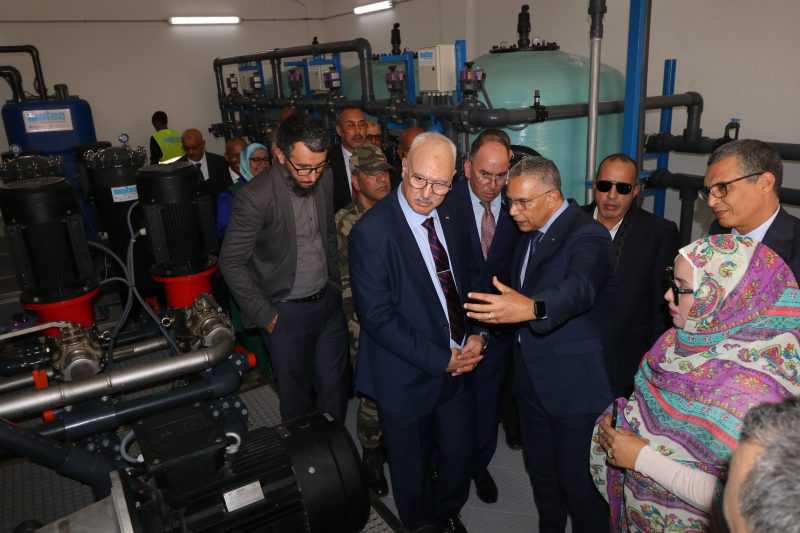 L’ONEE inaugure l'usine de dessalement de El Guerguarate à l'occasion du 48ème anniversaire de la marche verte