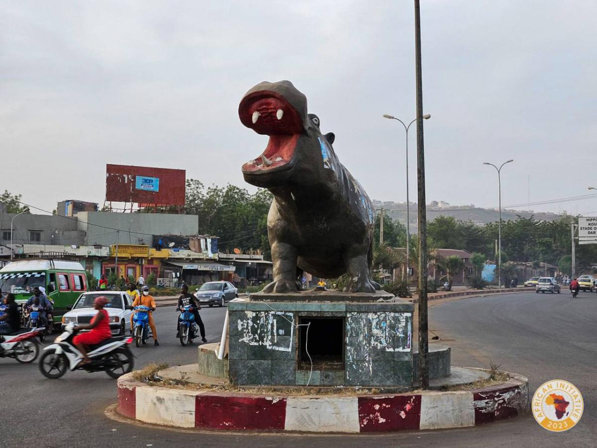 La mascotte nationale du Mali : L'Hippopotame