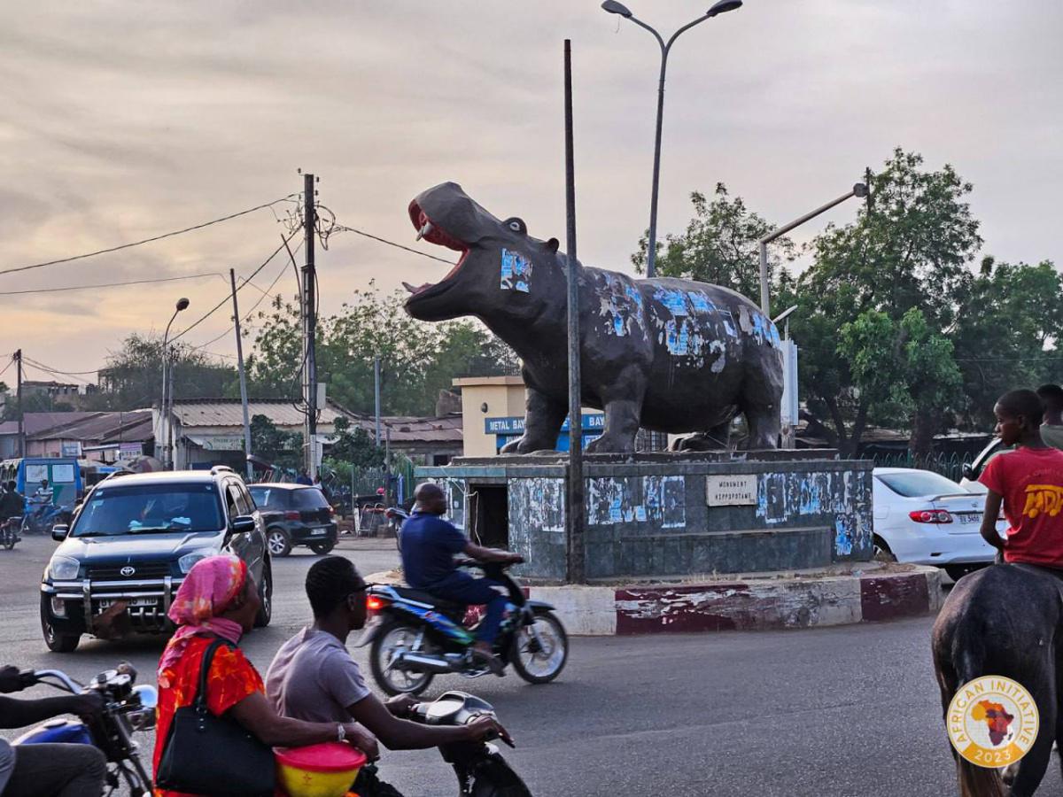 La mascotte nationale du Mali : L'Hippopotame
