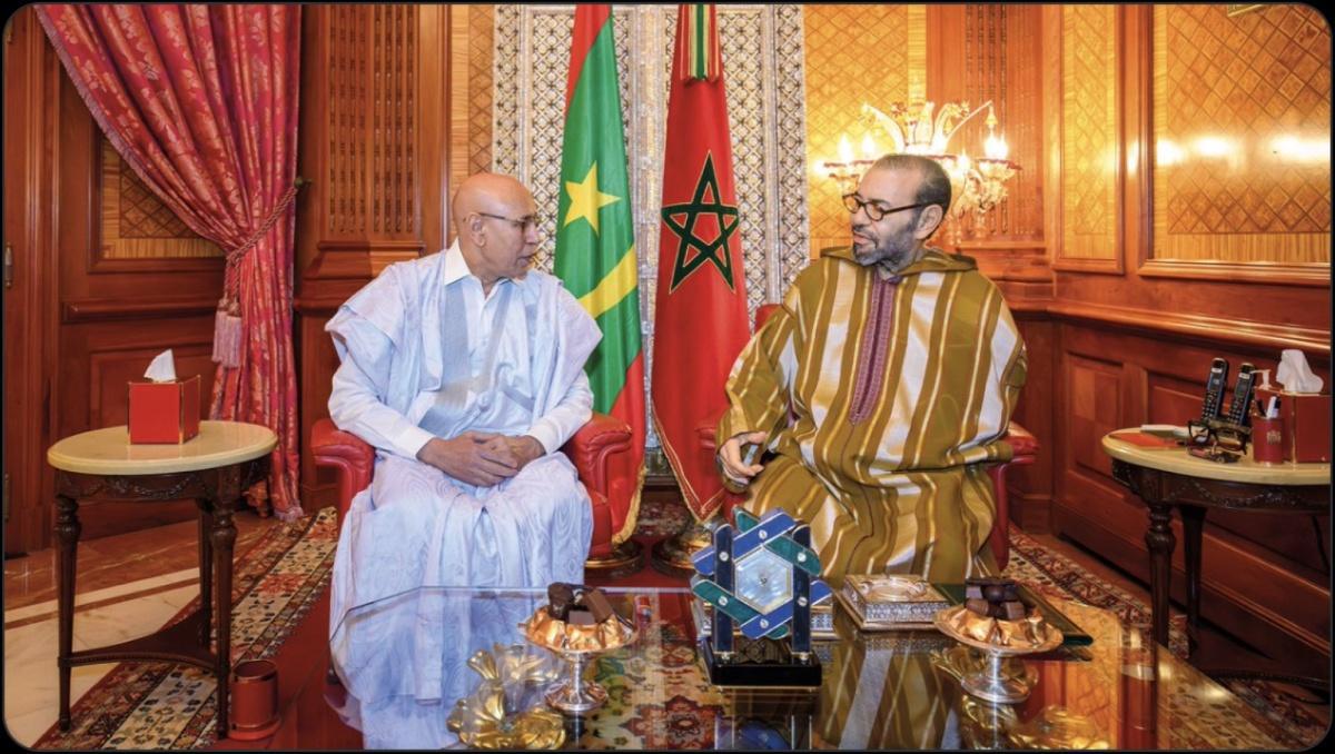 Le Roi Mohammed VI reçoit le président mauritanien à Casablanca