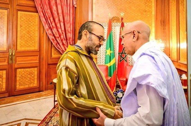 Le Roi Mohammed VI reçoit le président mauritanien à Casablanca