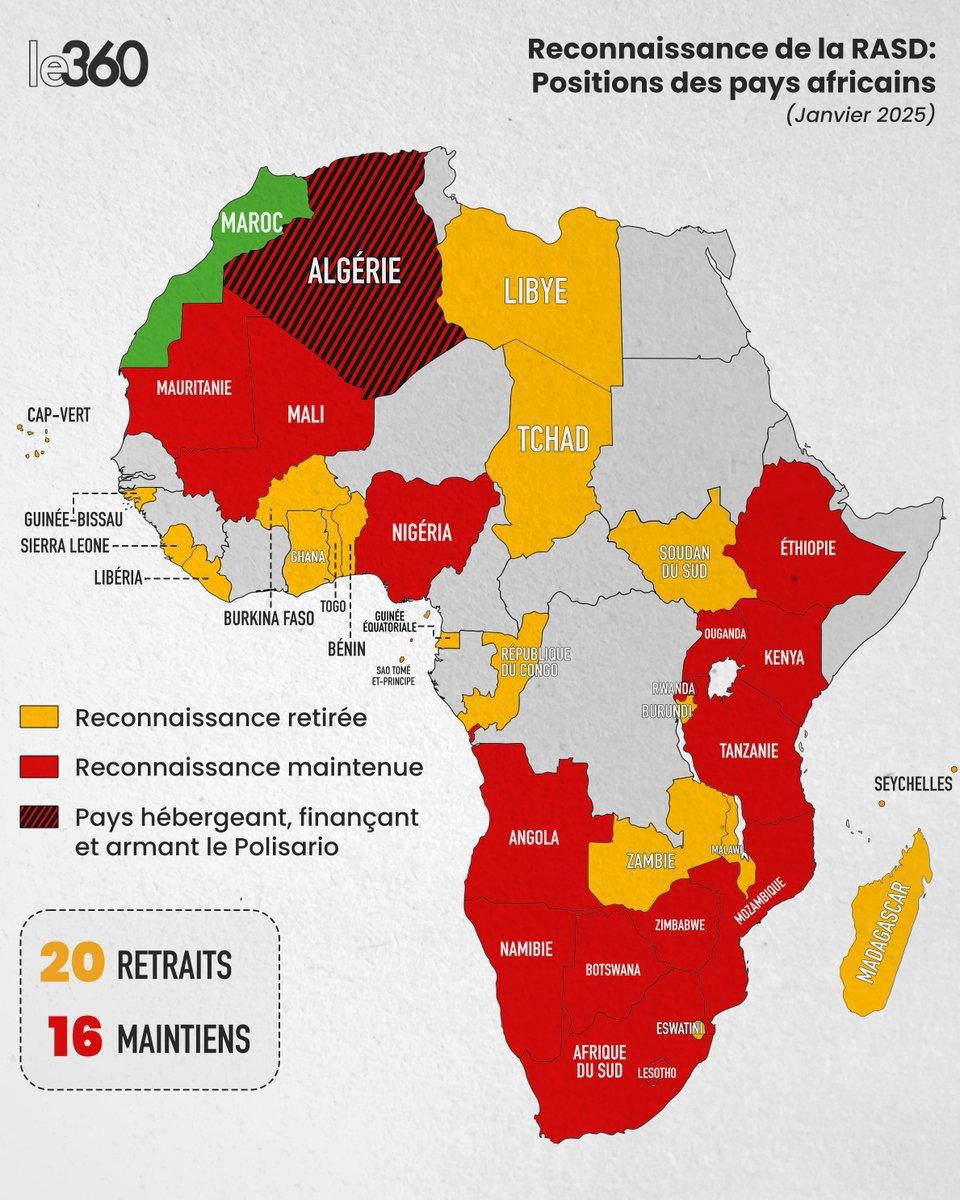 Le Sahara occidental : L'Afrique abandonne massivement la “RASD” au profit du Maroc