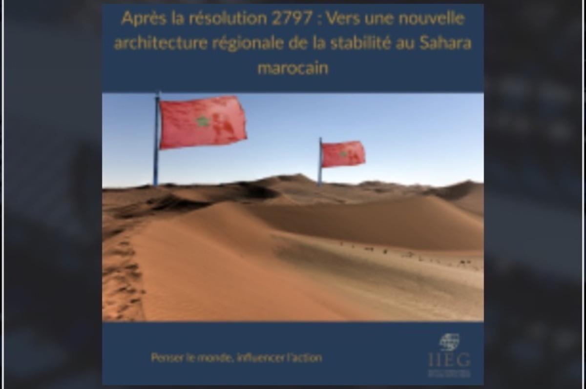 IIGE : La résolution 2797, le point de départ d’une nouvelle architecture de stabilité régionale IIGE : La résolution 2797, le point de départ d’une nouvelle architecture de stabilité régionale