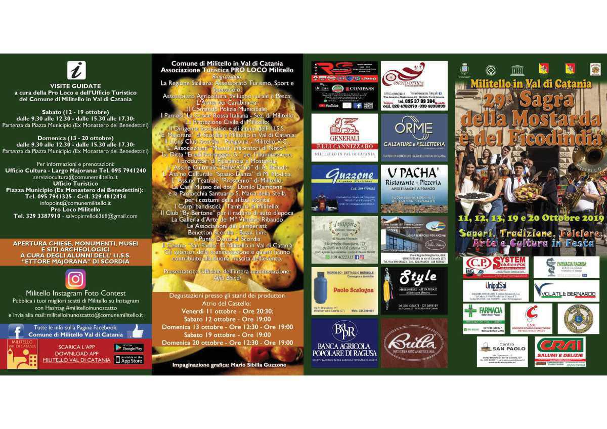 Programma della Sagra 2019 Programma della Sagra 2019