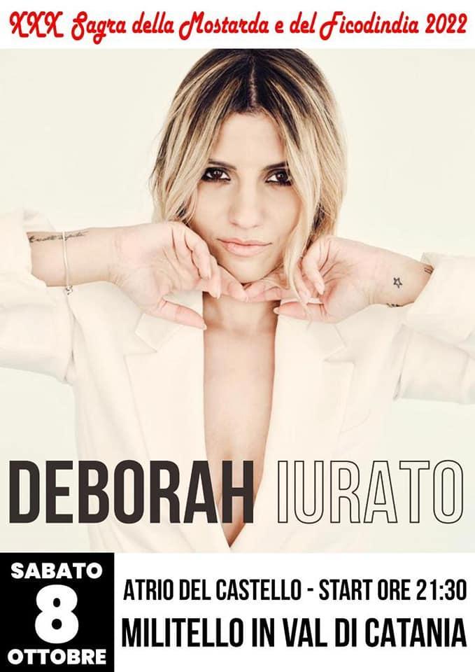 Spettacolo musicale con la Cantautrice Deborah Iurato