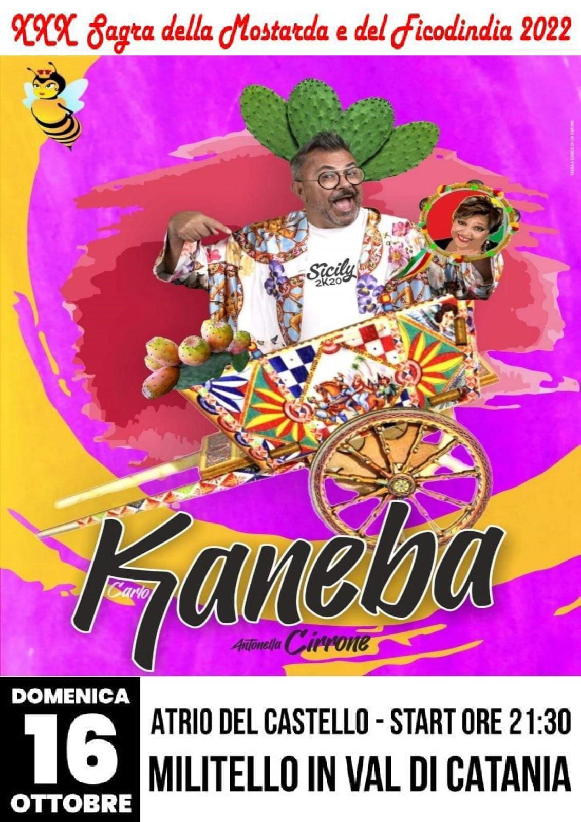 Spettacolo di Cabaret con Carlo Kaneba e Antonella Cirrone