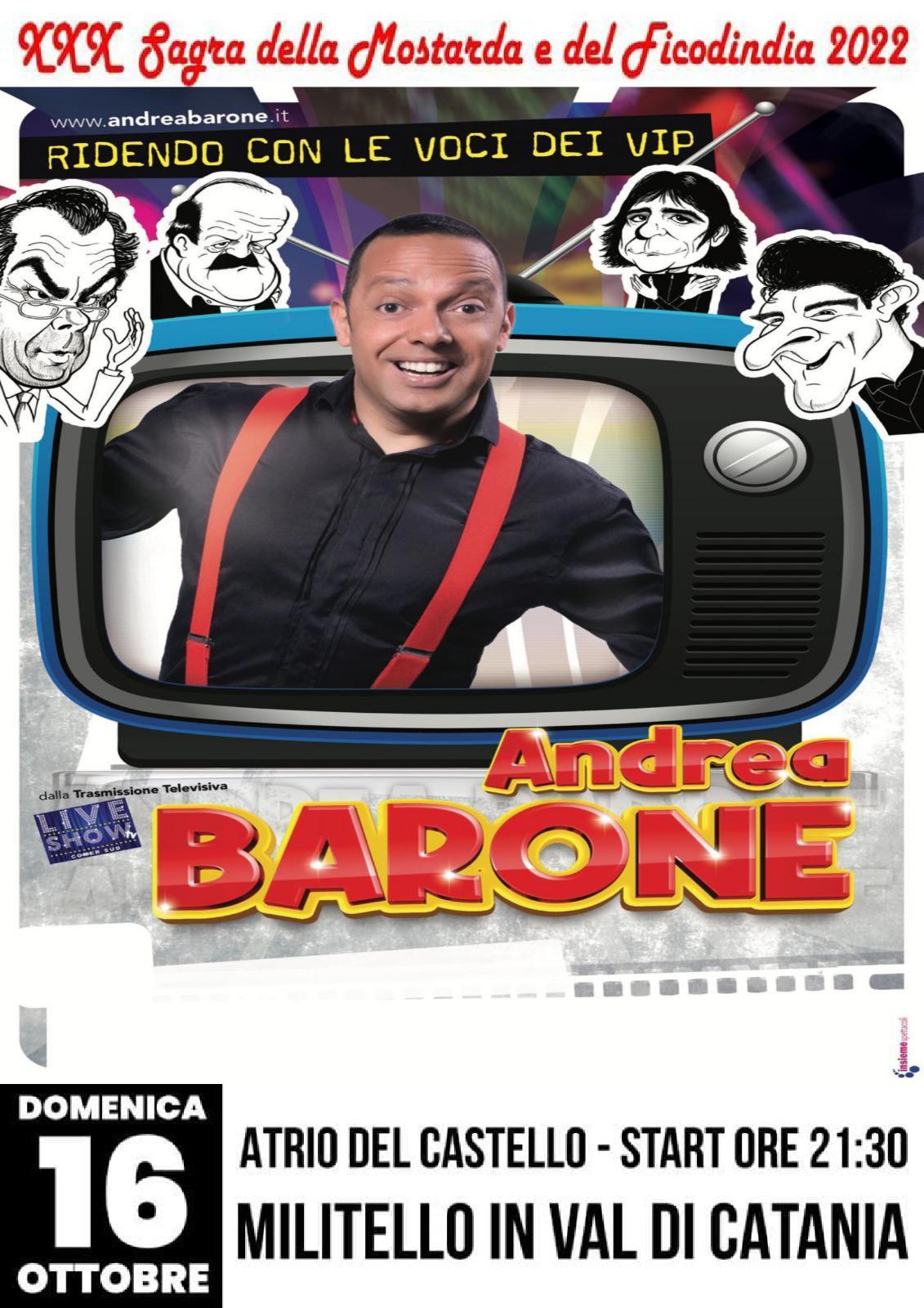 Spettacolo di Cabaret con Andrea Barone