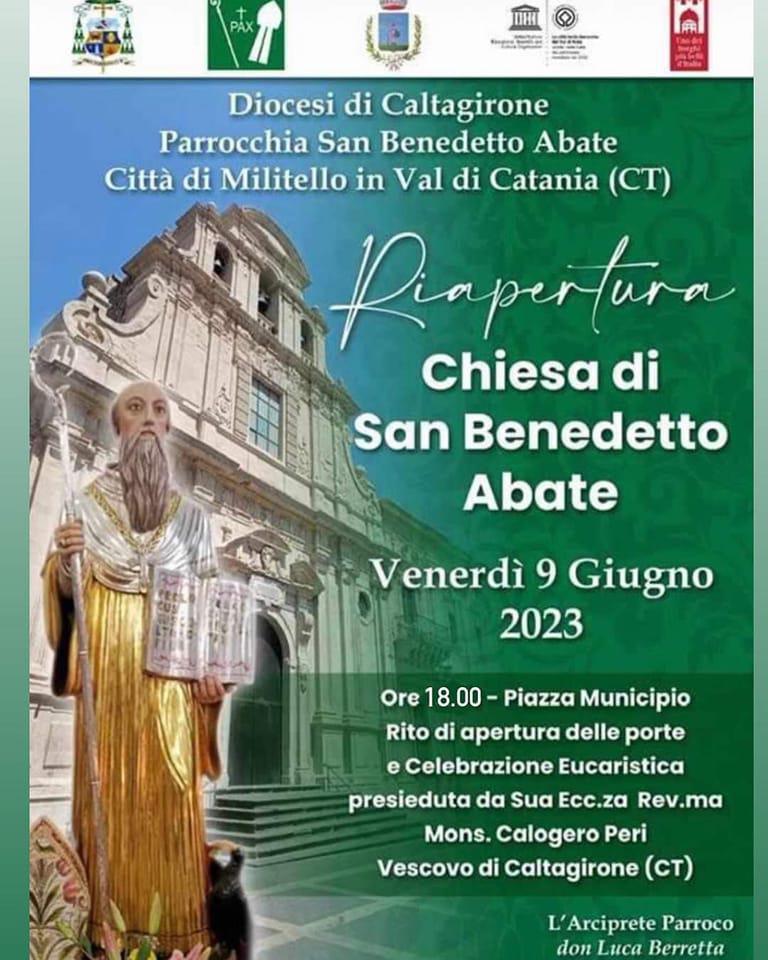 Riapertura Chiesa di San Benedetto Abate dopo i lavori di restauro