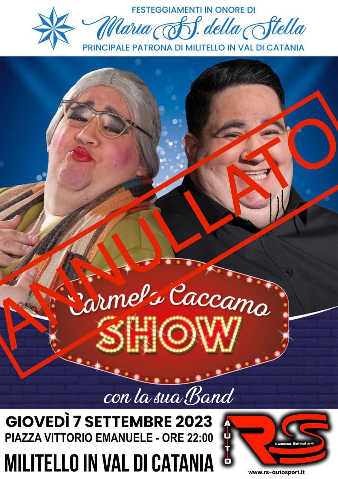 Festeggiamenti in onore di Maria Santissima della Stella - Principale Patrona di Militello In Val di Catania 29 Agosto - 6-7-8-16 Settembre 2023