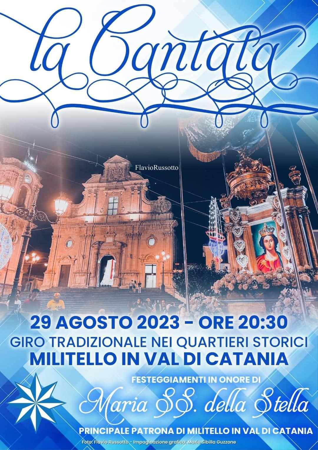 Festeggiamenti in onore di Maria Santissima della Stella - Principale Patrona di Militello In Val di Catania 29 Agosto - 6-7-8-16 Settembre 2023