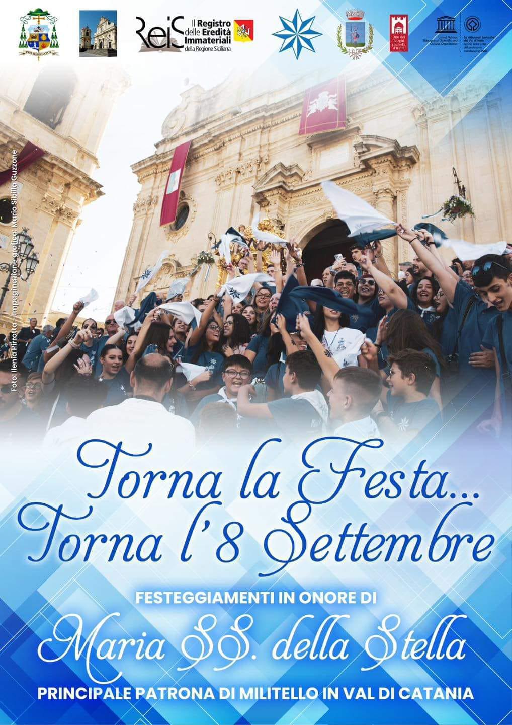 Festeggiamenti in onore di Maria Santissima della Stella - Principale Patrona di Militello In Val di Catania 29 Agosto - 6-7-8-16 Settembre 2023