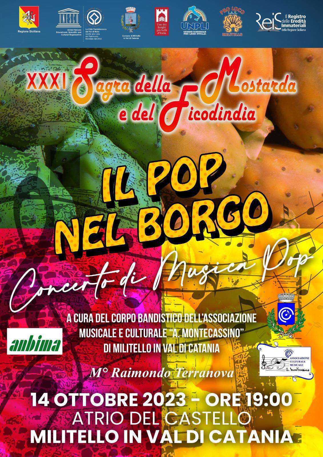 Principali Eventi della XXXI Sagra della Mostarda e del ficodindia