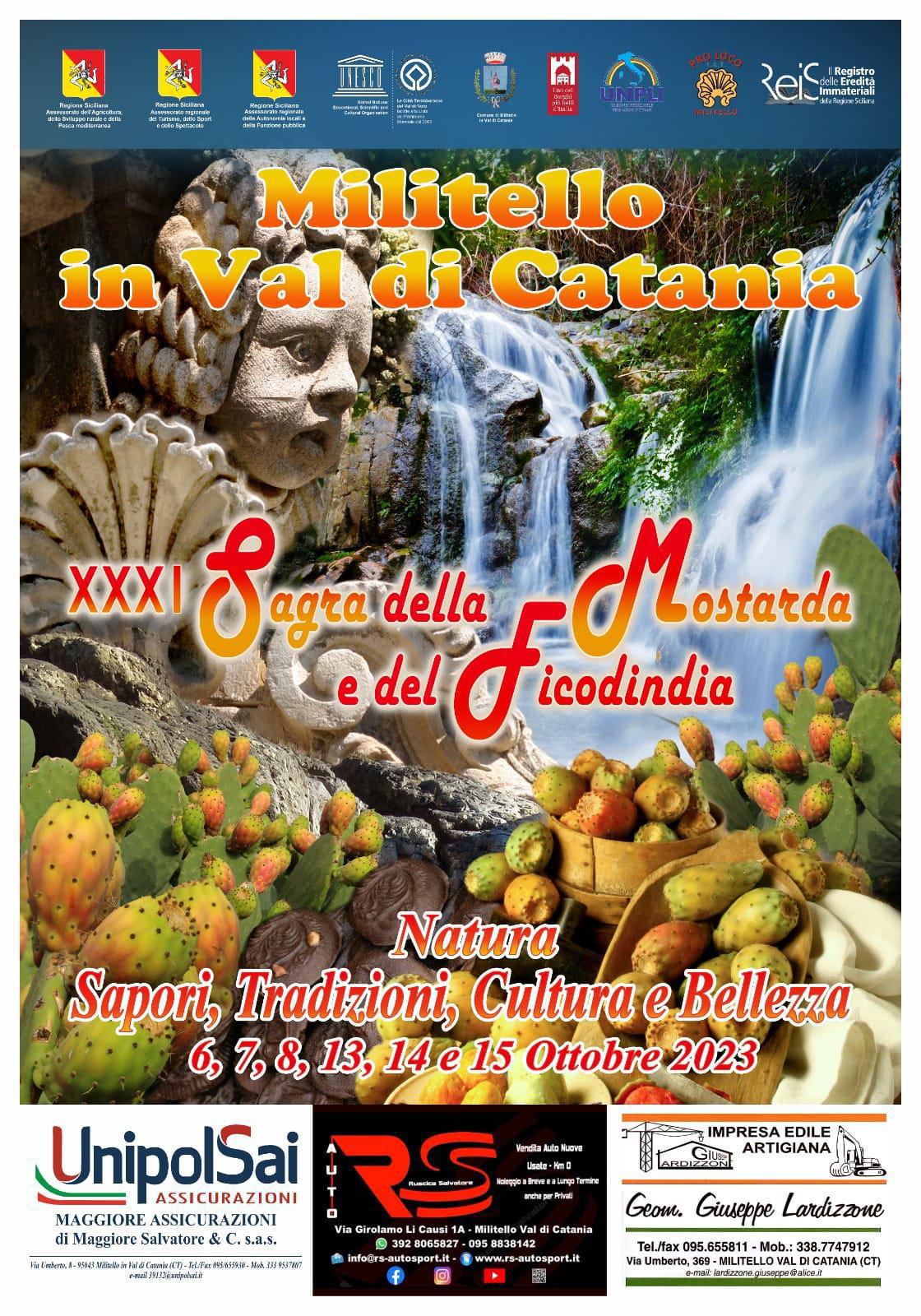 Principali Eventi della XXXI Sagra della Mostarda e del ficodindia