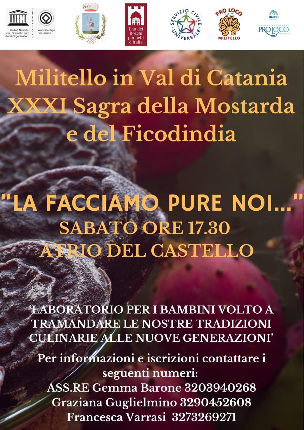 La Facciamo pure noi - Laboratorio per bambini a cura dell'Associazione Psicolab di Militello In Val di Catania