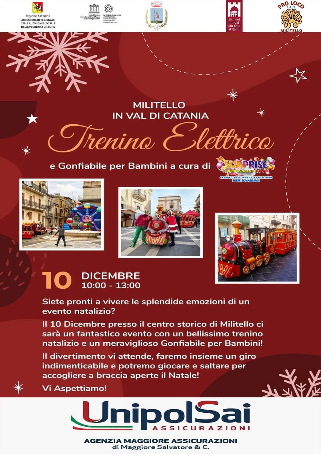 II Fiera del Borgo e Mercatini di Natale 7-8-9-10 Dicembre 2023 - Militello in Val di Catania