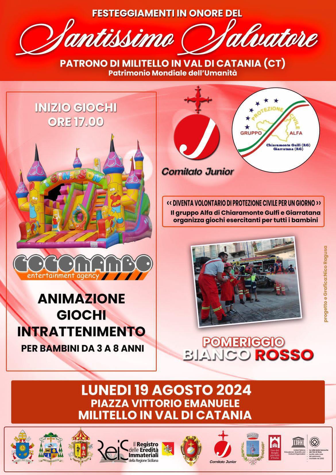 Festeggiamenti in onore del Santissimo Salvatore - Patrono di Militello in Val di Catania