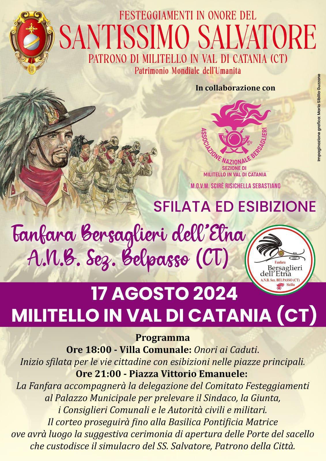 Festeggiamenti in onore del Santissimo Salvatore - Patrono di Militello in Val di Catania