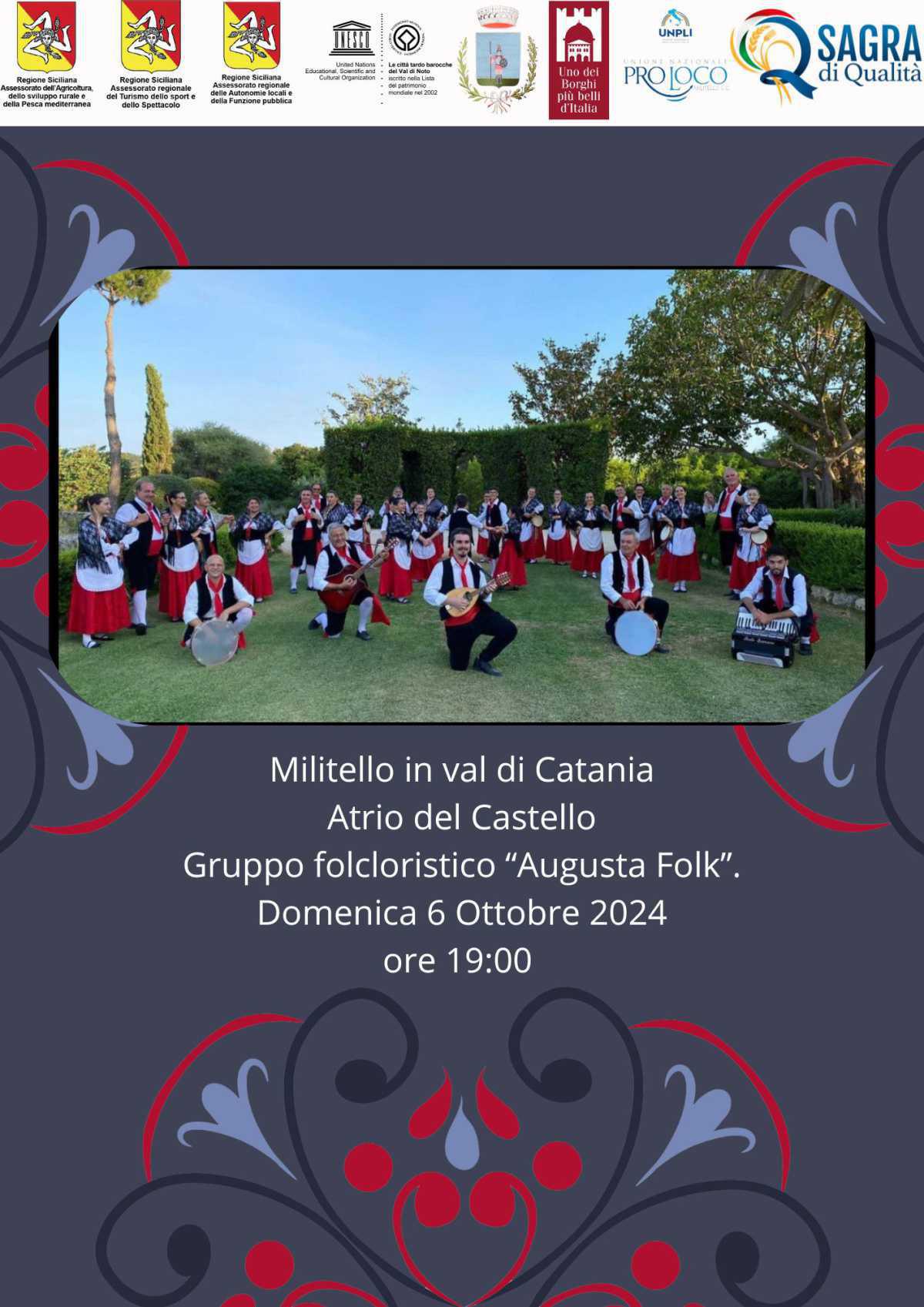 XXXII^ Sagra della Mostarda e del Ficodindia 4-5-6/11-12-13 Ottobre 2024 - Militello In Val di Catania