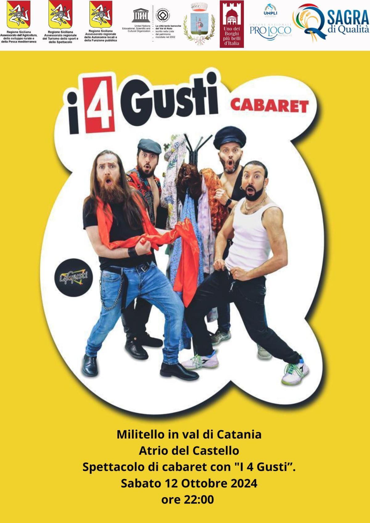 Cabaret con "I 4 Gusti"