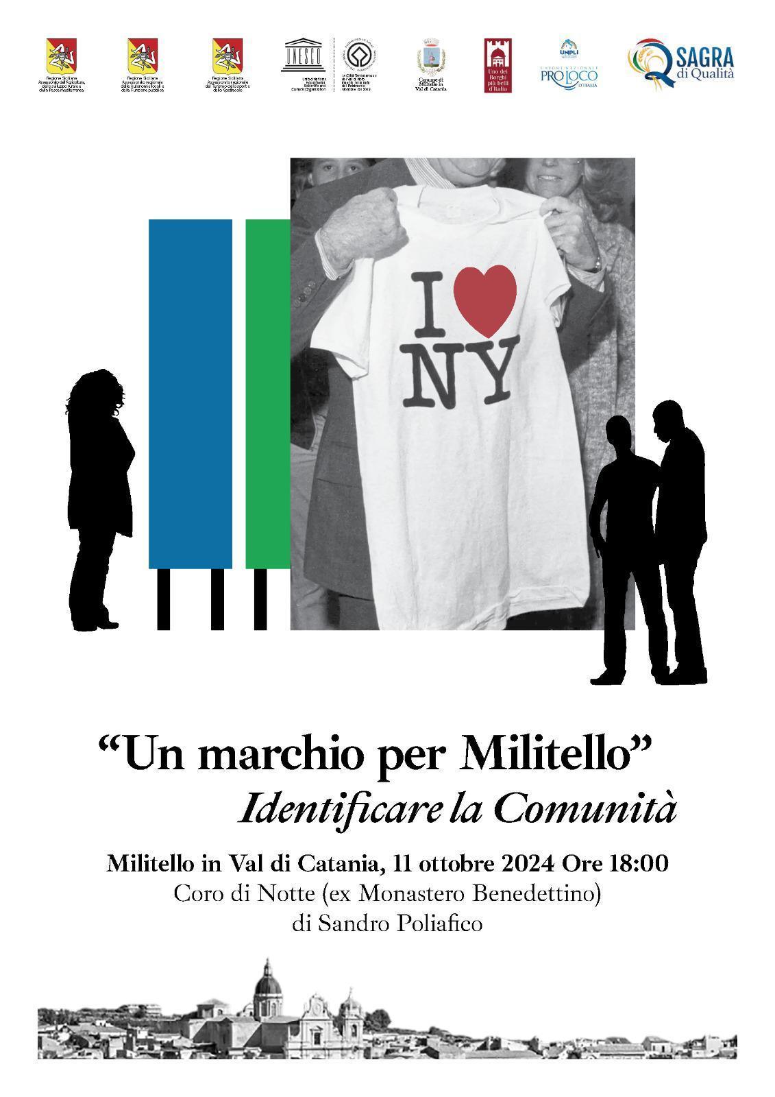 Un marchio per Militello - Identificare la Comunità di Sandro Poliafico Un marchio per Militello - Identificare la Comunità di Sandro Poliafico
