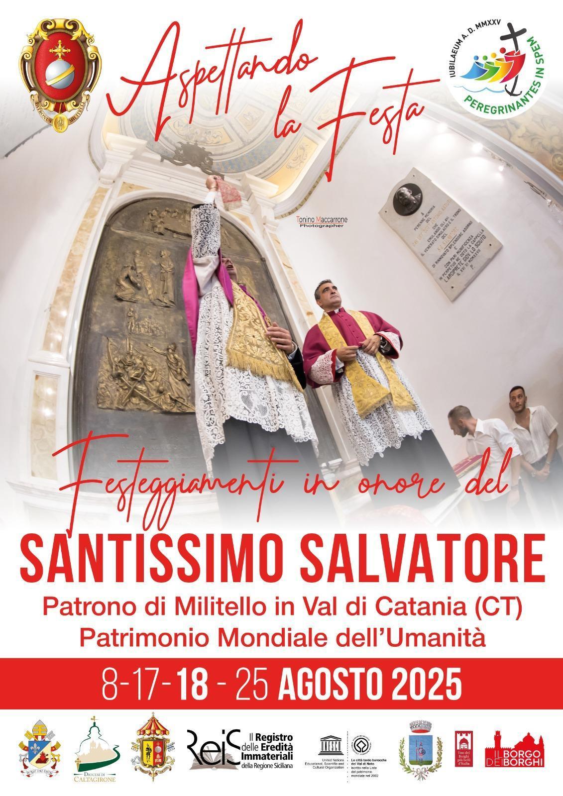 Festeggiamenti in onore del Santissimo Salvatore - Patrono di Militello In Val di Catania