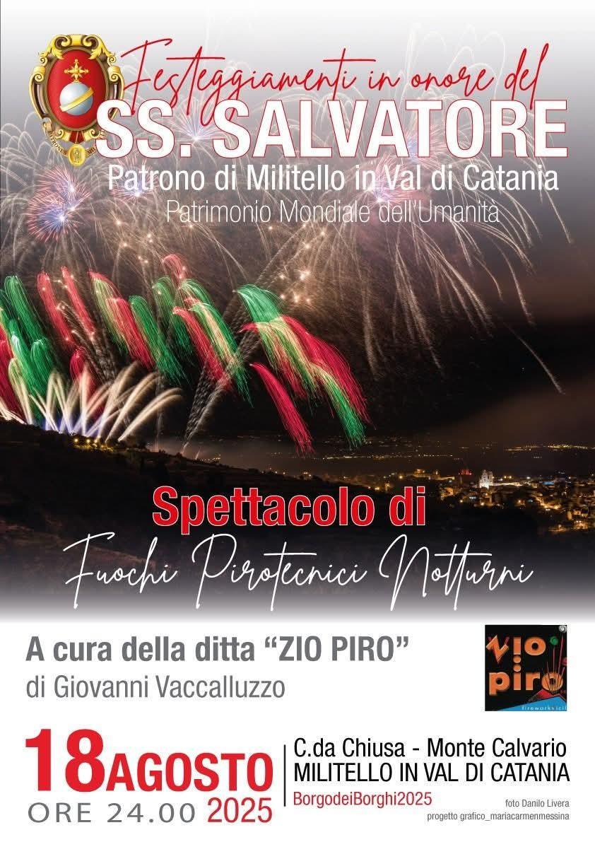 Festeggiamenti in onore del Santissimo Salvatore - Patrono di Militello In Val di Catania