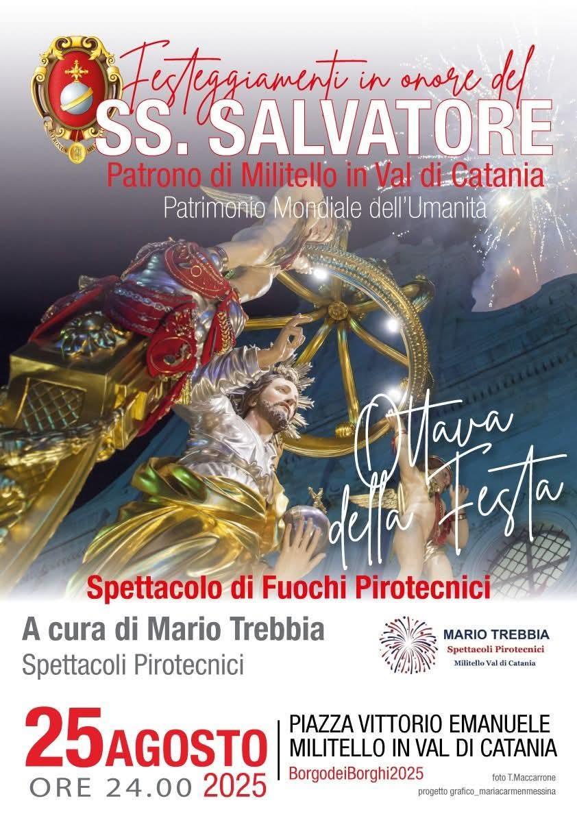 Festeggiamenti in onore del Santissimo Salvatore - Patrono di Militello In Val di Catania