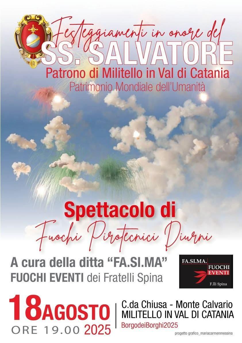 Festeggiamenti in onore del Santissimo Salvatore - Patrono di Militello In Val di Catania