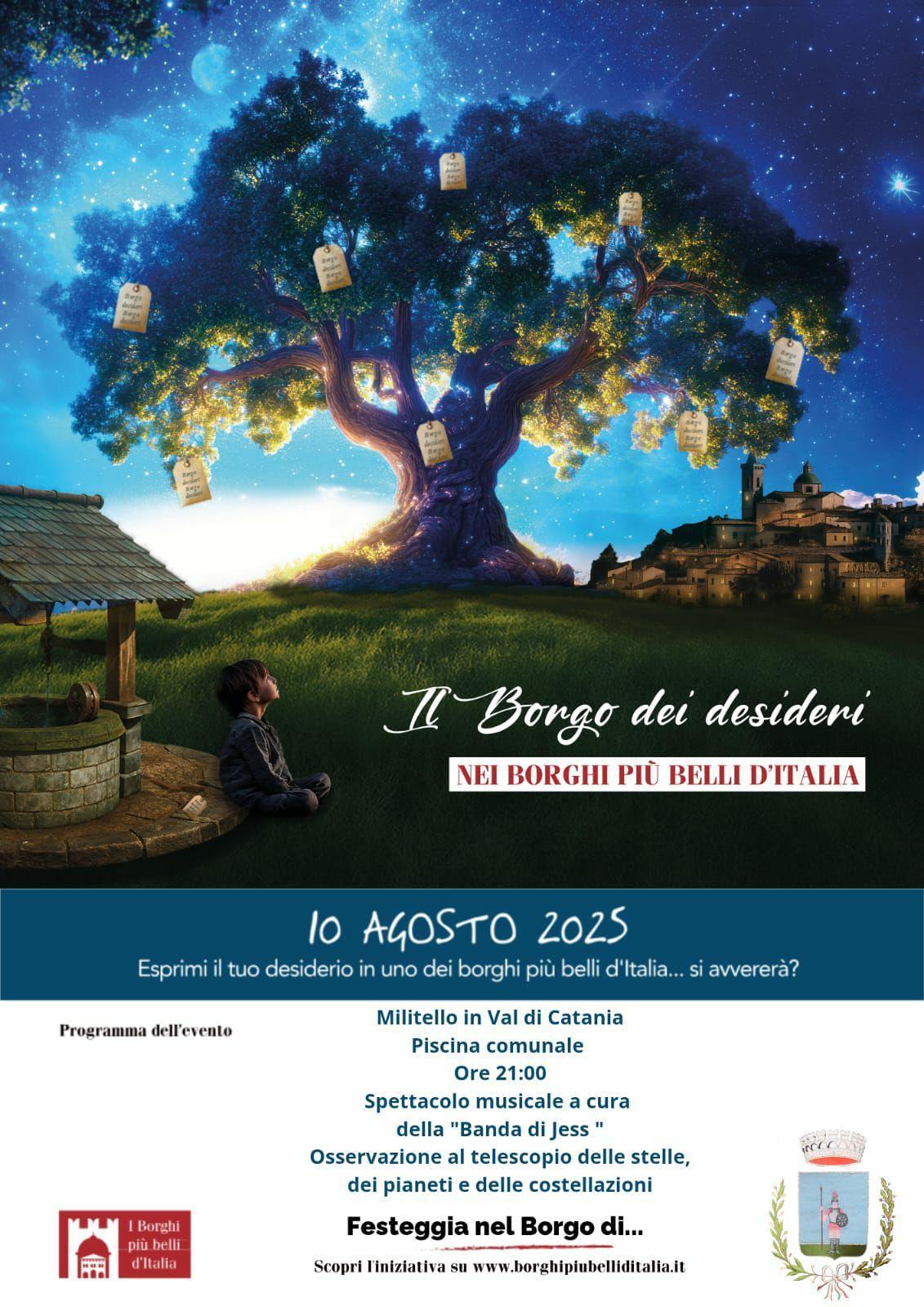 L'Estate nel Borgo dei Borghi 2025 - Dal 19 Luglio al 10 Agosto 2025 - Militello In Val di Catania
