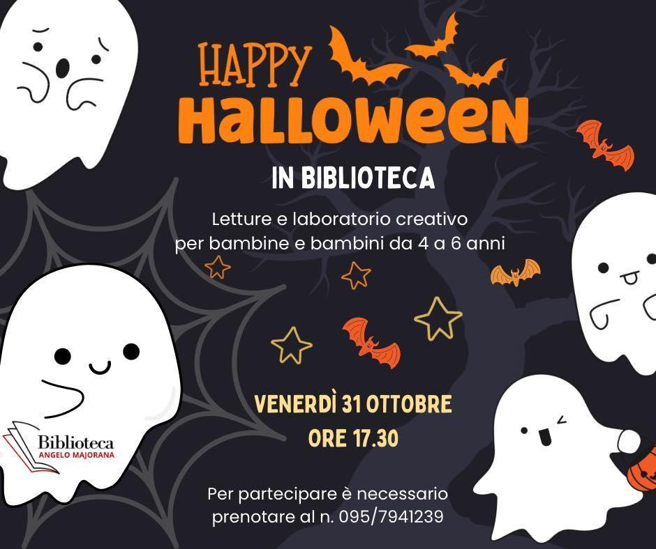 Happy Halloween - Letture & laboratorio creativo (inizio ore 17.30) Happy Halloween - Letture & laboratorio creativo (inizio ore 17.30)