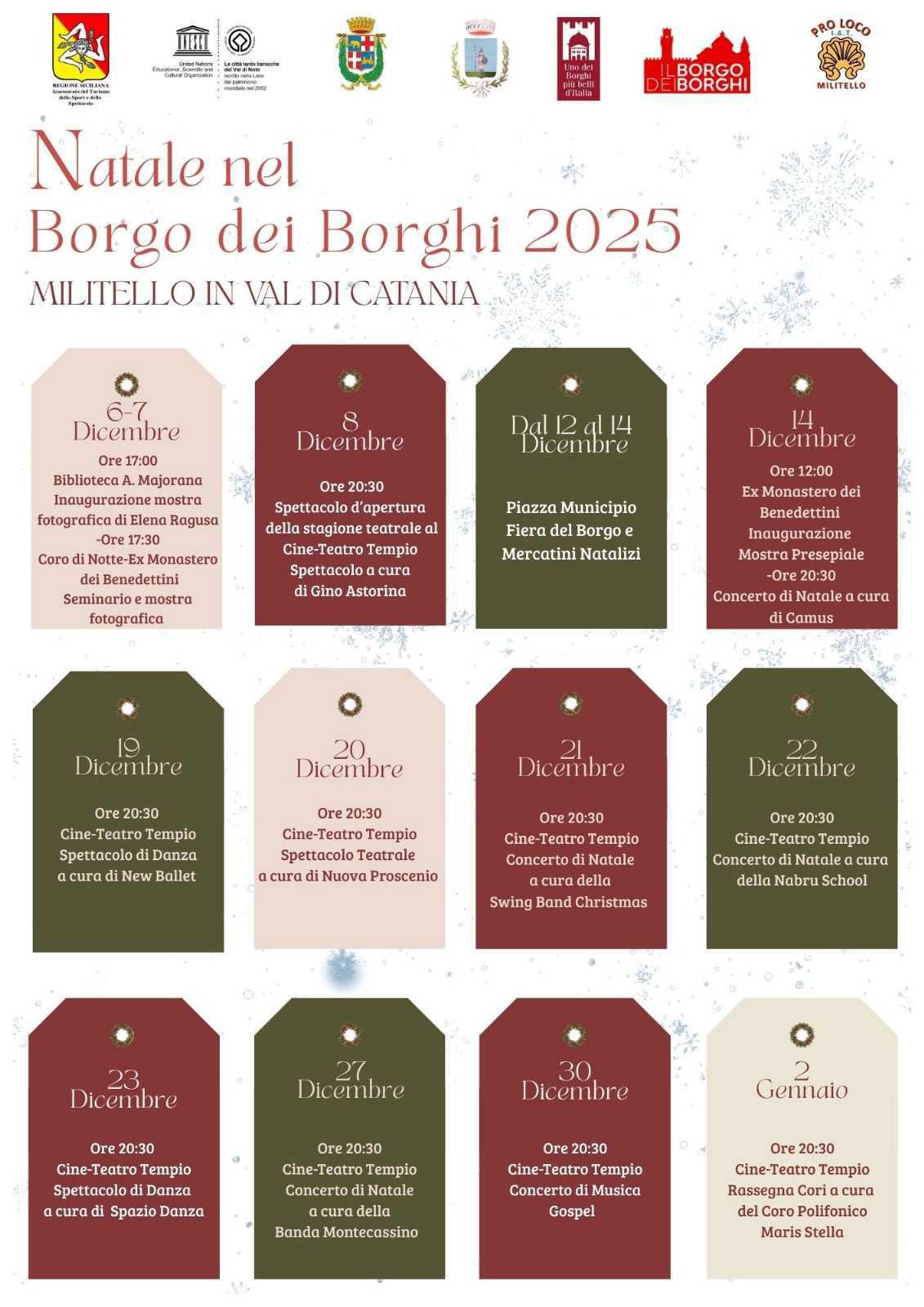 Natale nel Borgo dei Borghi 2025