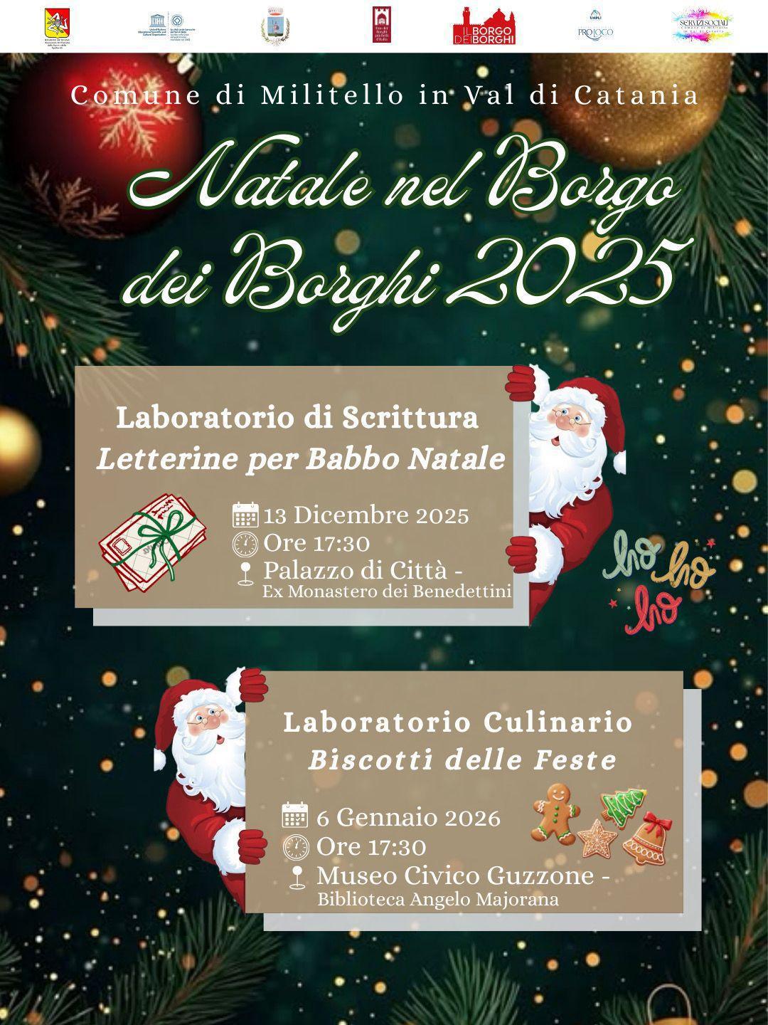 Fiera del Borgo dei Borghi e Mercatini di Natale 12-13-14 Dicembre 2025 Fiera del Borgo dei Borghi e Mercatini di Natale 12-13-14 Dicembre 2025