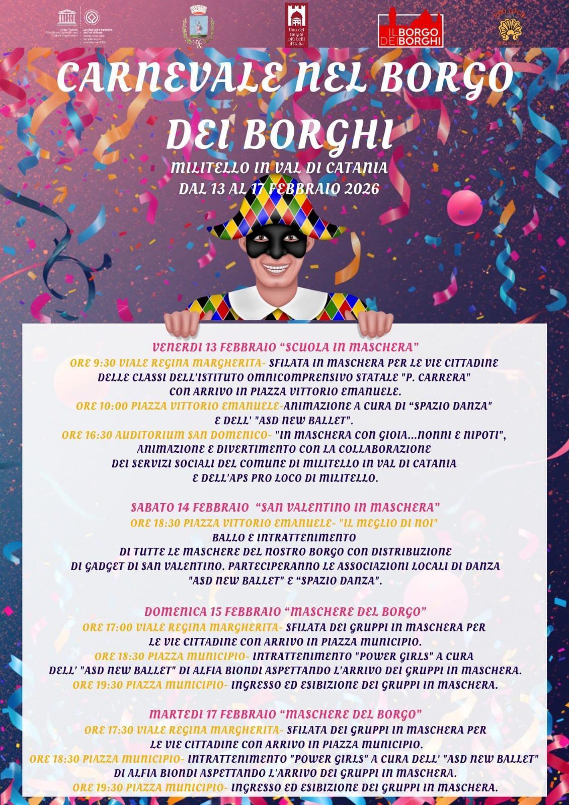 Carnevale nel Borgo dei Borghi 