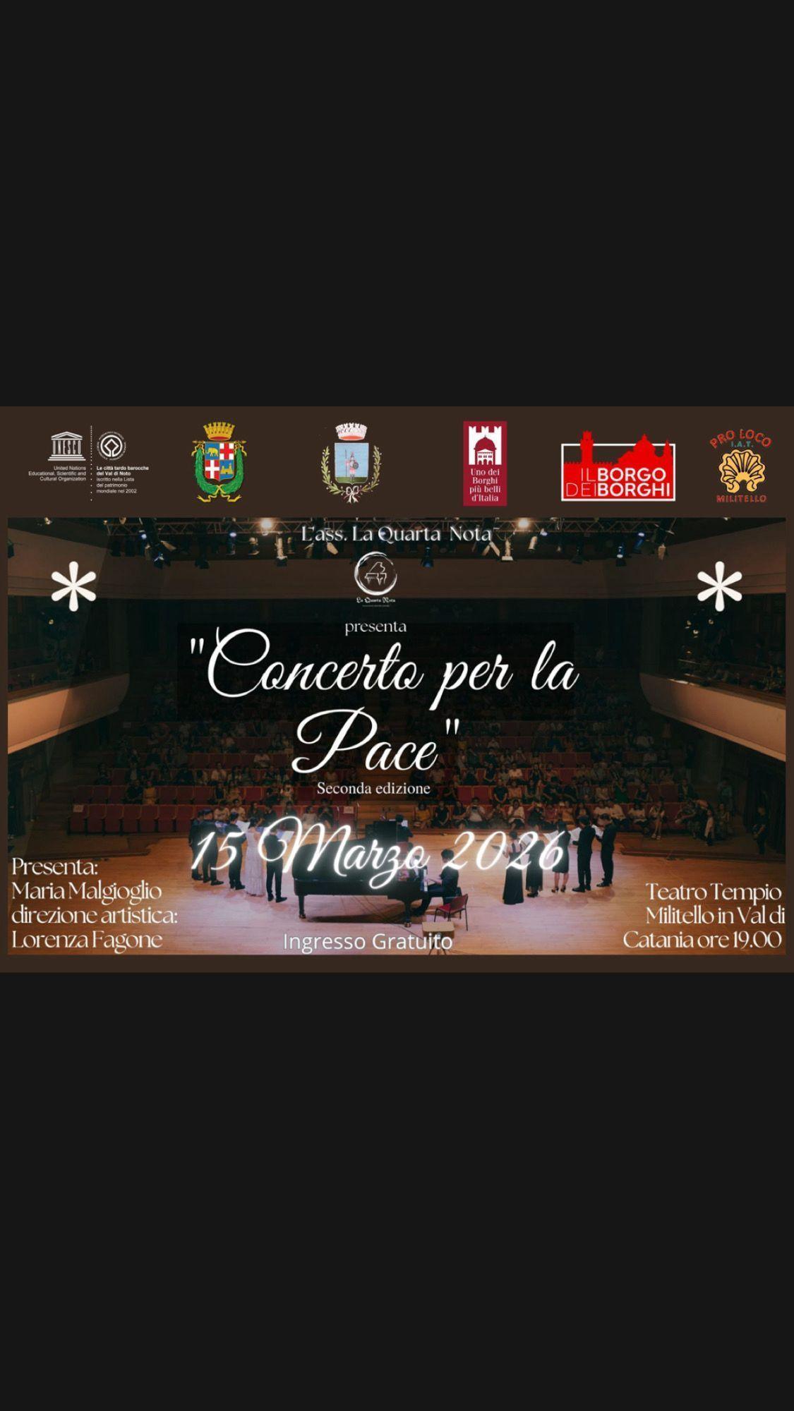 Concerto per la Pace (inizio ore 19.00)