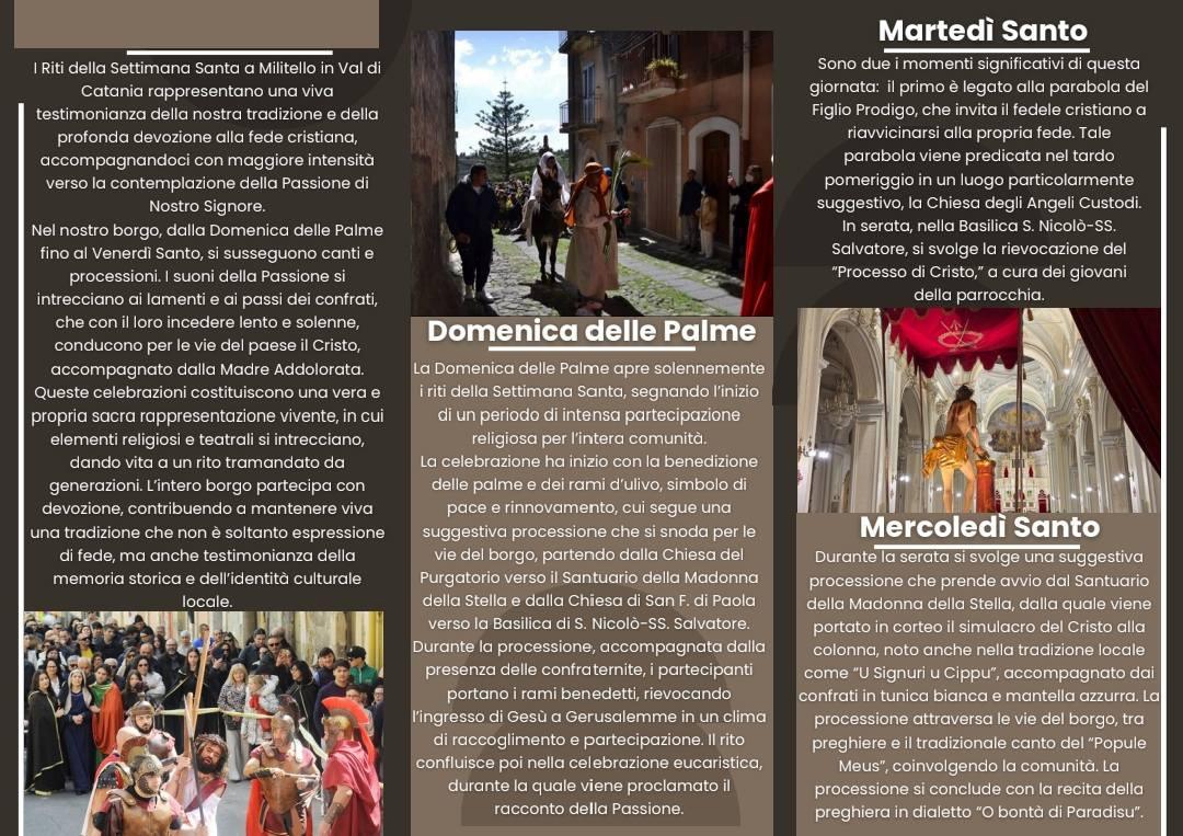 I Riti della Settimana Santa a Militello In Val di Catania